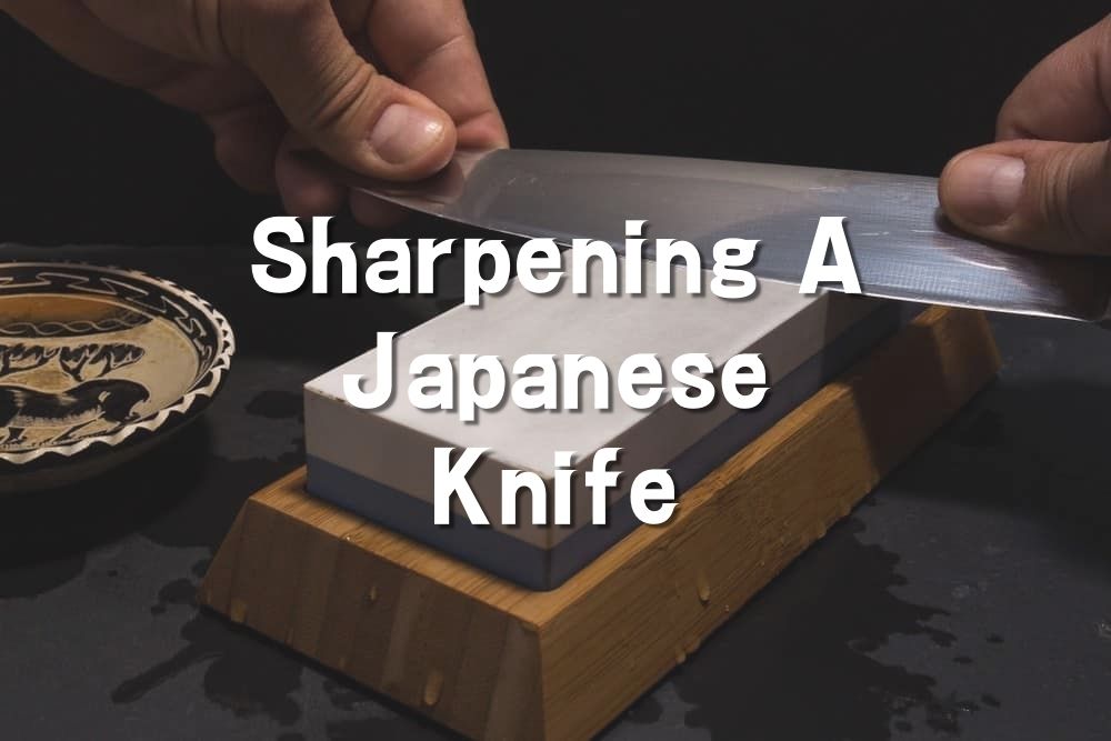 How to Sharpen a Knife with a Stone - How to Sharpen Kitchen Knives - Sharpening  Stone 