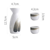 Vintage Japanese Ceramic Sake Set