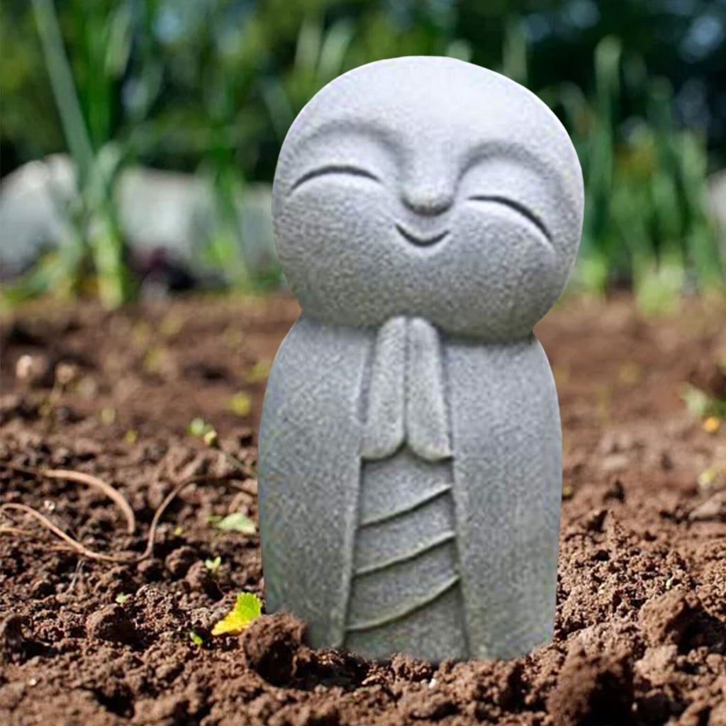 Japanese Jizo Garden Sculpture