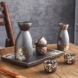 Vintage Japanese Ceramic Sake Set