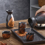 Vintage Japanese Ceramic Sake Set