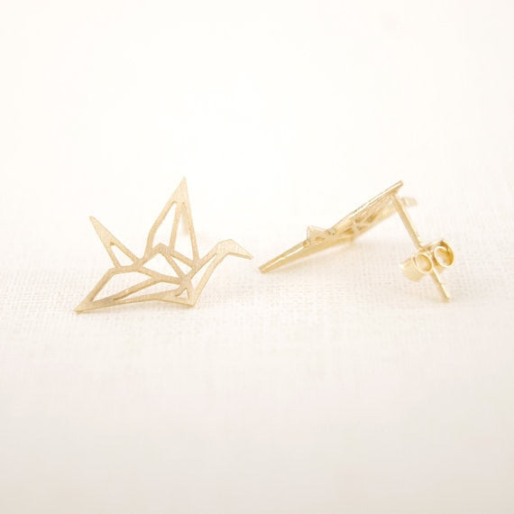Beautiful Japanese Crane Earrings