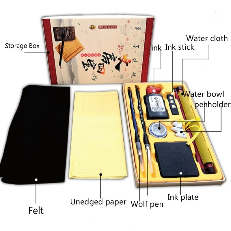 Traditional japanese calligraphy set Clearance