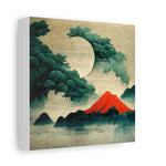 Red Fuji Watercolor