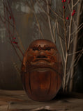 Daruma Doll - Carved Wooden Antique