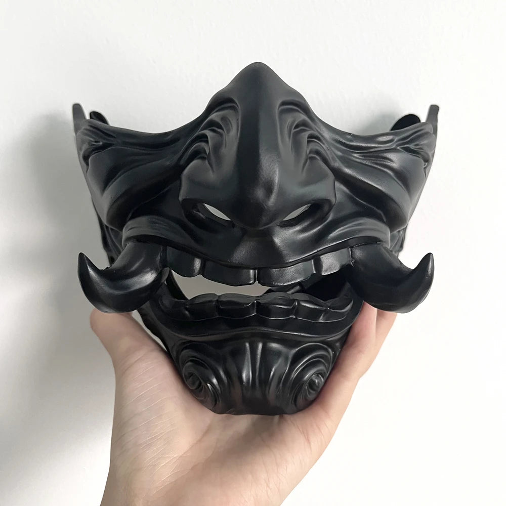 Demon Devil Oni Samurai Ghost Mask – Spirit of Japan, image size:1000x1000