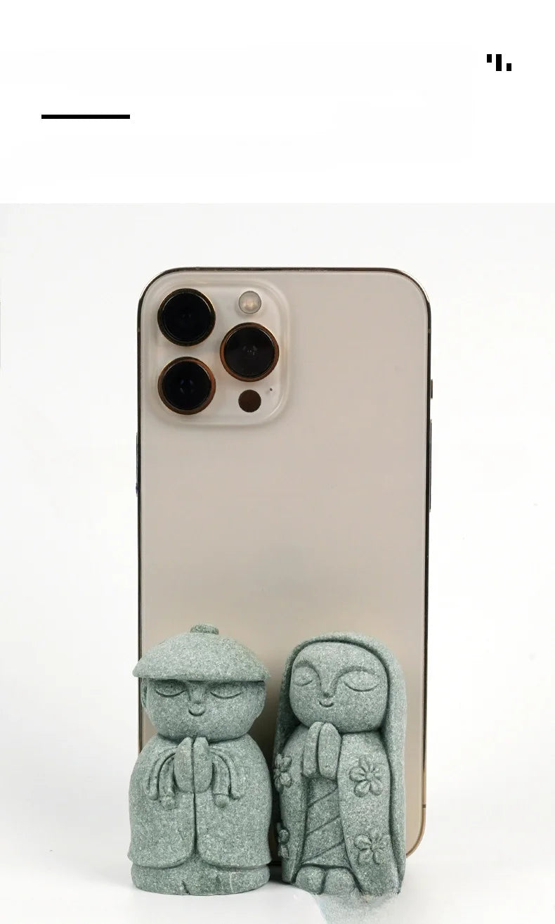 Zen Inspired Japanese Cute Little Monk Ornament