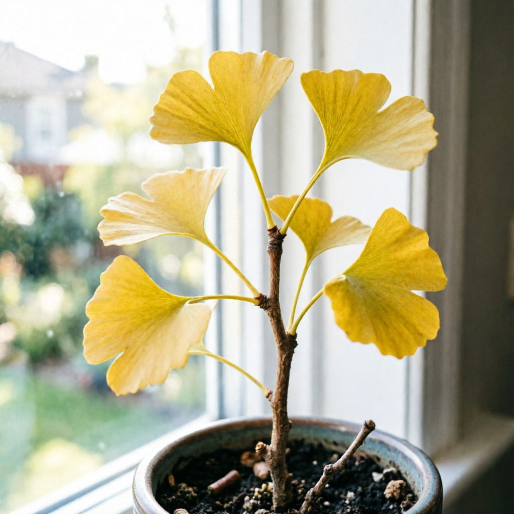 Vibrant Fan Leaf Gingko