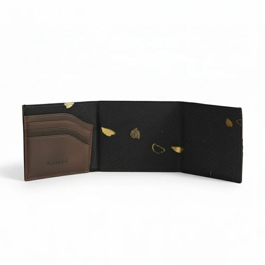 Kimono Koi Obi Silk Leather Wallet
