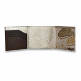 Kimono Koi Obi Silk Leather Wallet