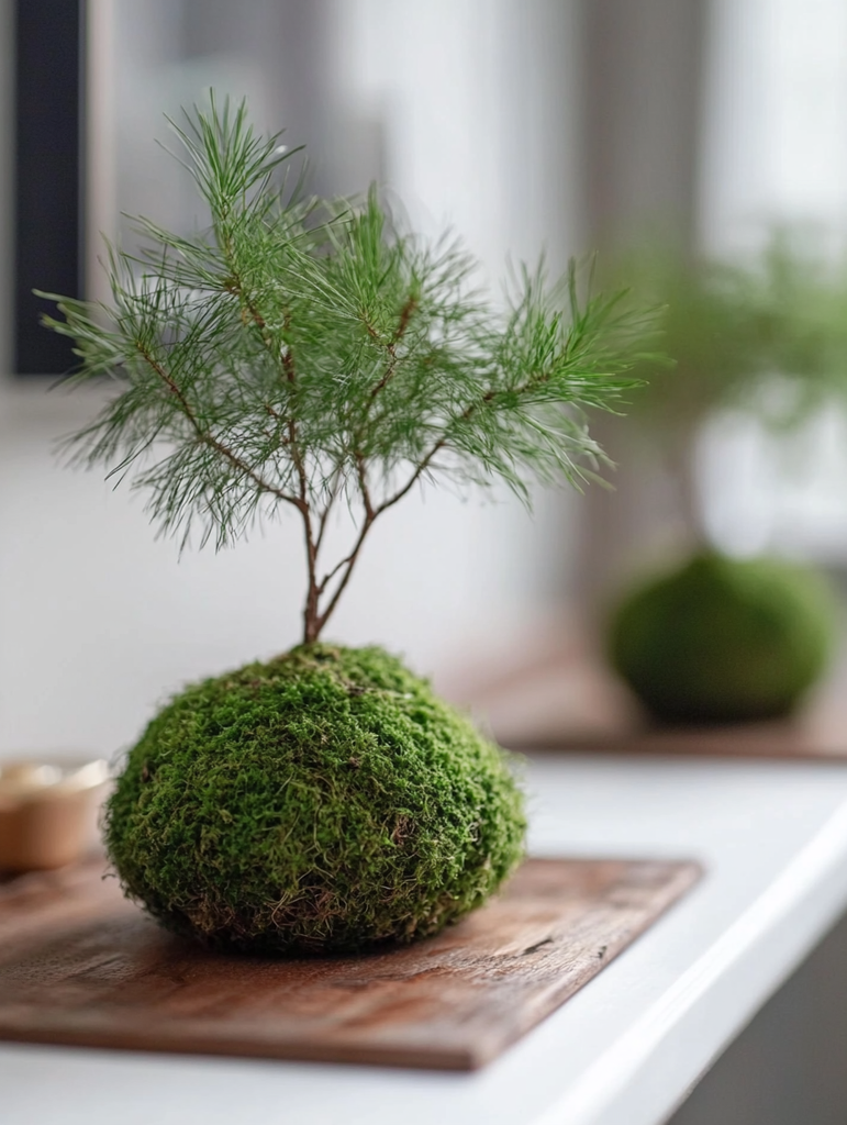 Osaka Pine Kokedama (Grown Bonsai) | Spirit of Japan