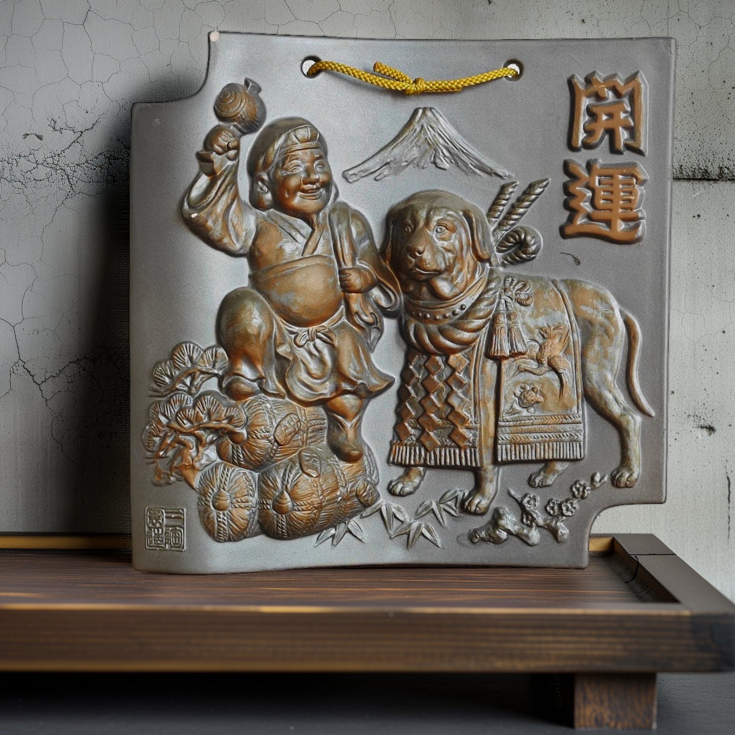 Japanese Ceramic Tile Kawara Art