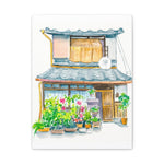 Garden Machiya Watercolor