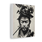 Peaceful Samurai Ink Splash