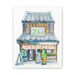 Matcha Shop Watercolor