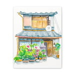 Garden Machiya Watercolor
