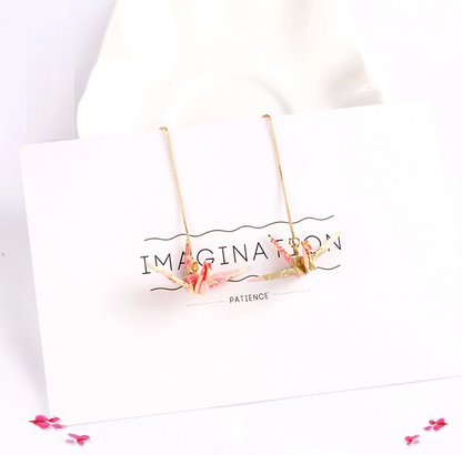 Kawaii Origami Crane Earrings