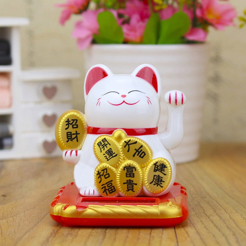 Waving Maneki Neko (Lucky Cat) | Spirit of Japan