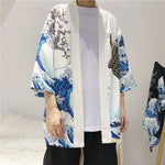 Camisa kimono japonés moderno