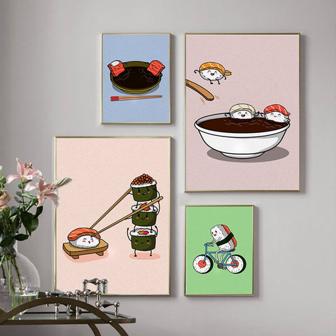 Sushi Fun Poster