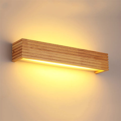 Modern Japan Wooden Wall Light