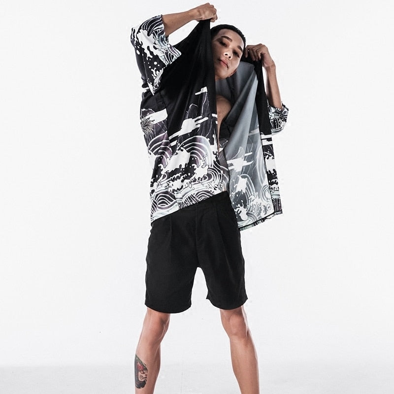 Japanese Modern Kimono Shirt