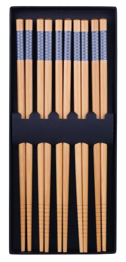 Natural Bamboo Chopsticks 5 Pairs