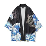 Camisa kimono japonés moderno