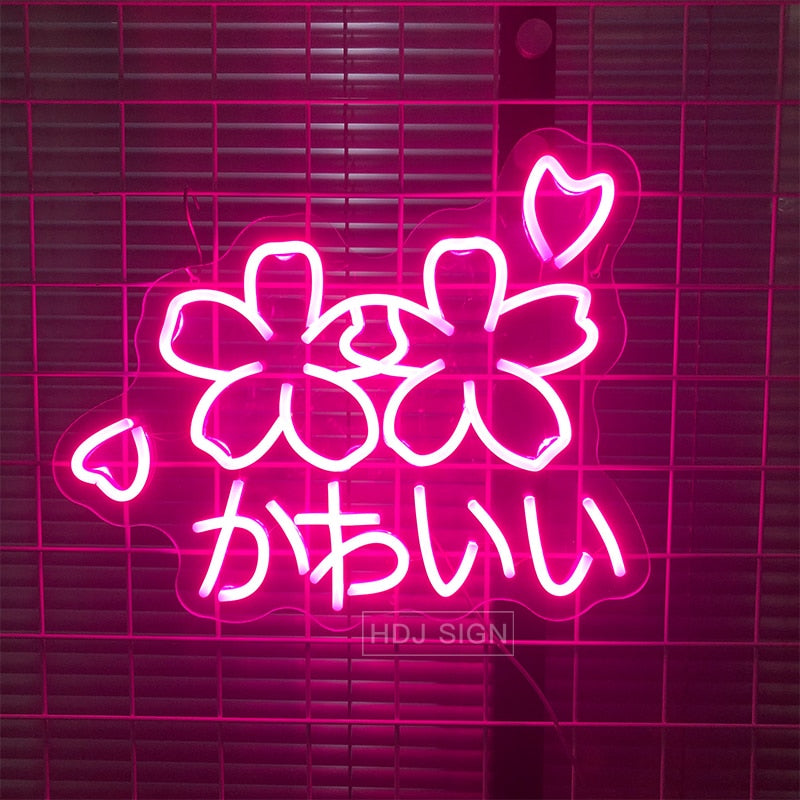 Sakura neon light deals