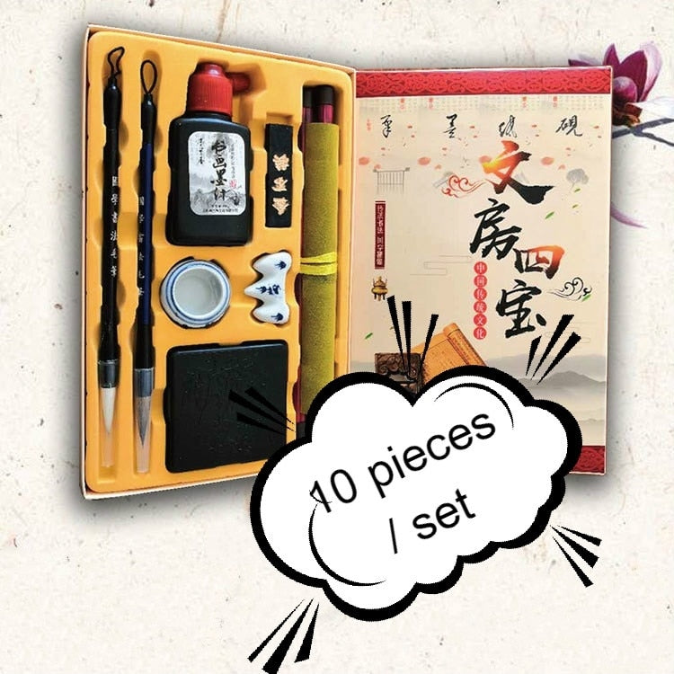 Traditional japanese calligraphy set Clearance