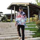 Camisa kimono japonés moderno