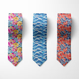 Japanese Ukiyoe Neck Tie