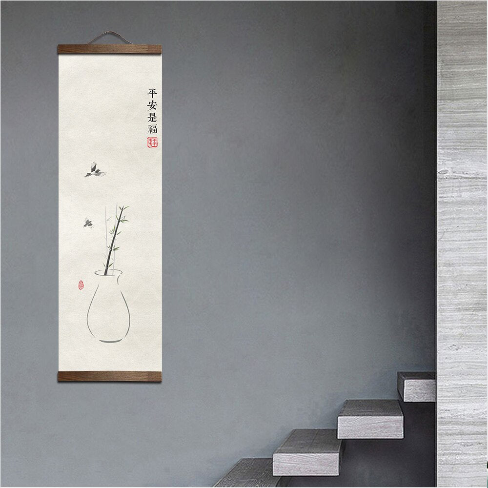 Traditional Japanese Ink Painting (Suibokuga)