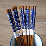 Natural Bamboo Chopsticks 5 Pairs