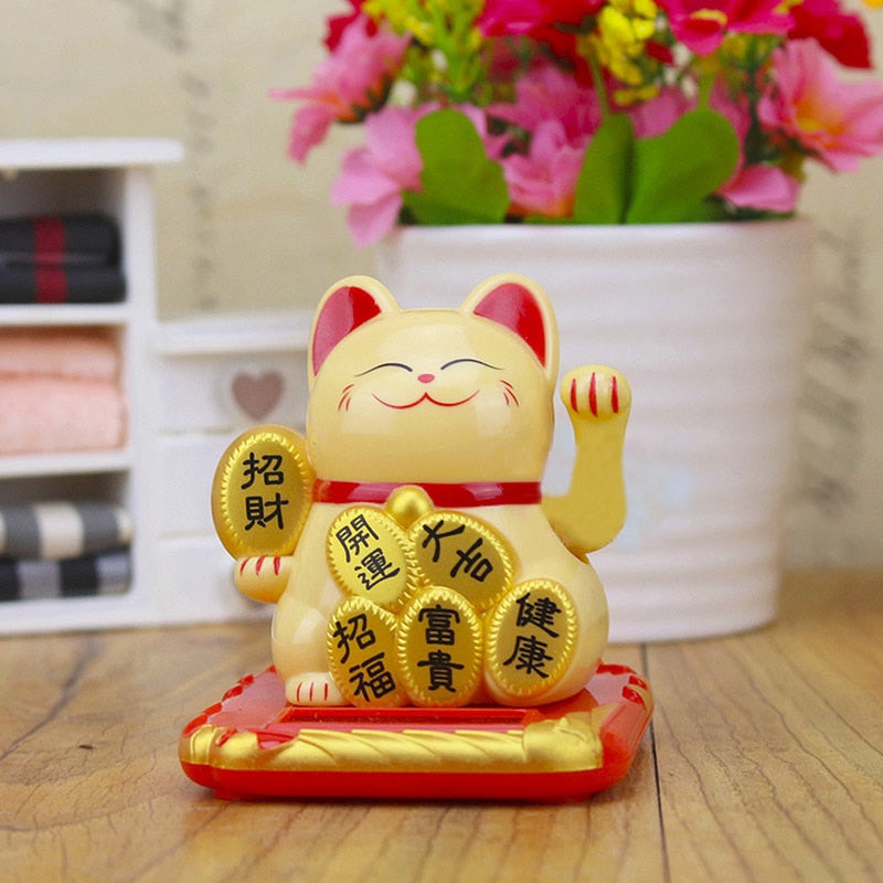 Waving Maneki Neko (Lucky Cat)