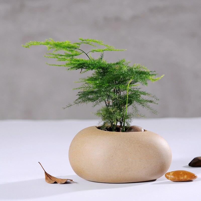 japanese plant pots Bonsai Stone Planter