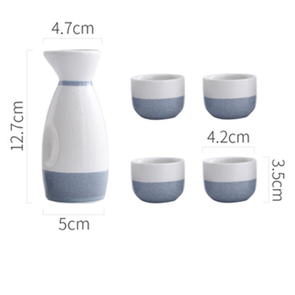 Vintage Japanese Ceramic Sake Set