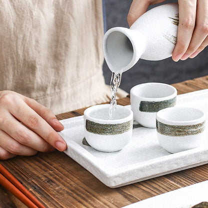 Vintage Japanese Ceramic Sake Set