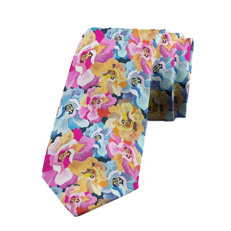 Japanese Ukiyoe Neck Tie