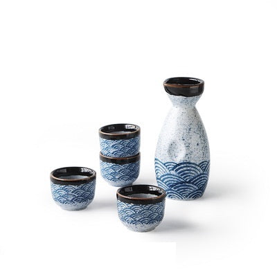 Japanese Ceramic Sake Wine Set