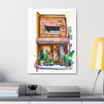 Kyoto Brick Shop Watercolor