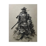 Salpicadura de tinta samurái