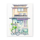 Kyoto Machiya Watercolor