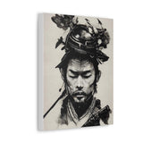 Peaceful Samurai Ink Splash