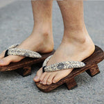 Traditional Japanese Geta Footwear