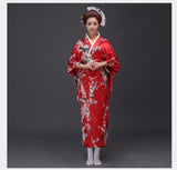 Kimono floral tradicional