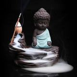 Quemador de incienso de Buda de reflujo