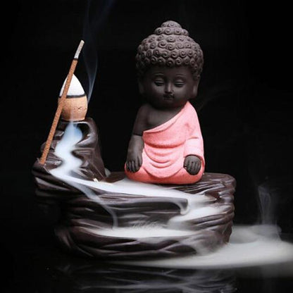 Backflow Buddha Incense Burner