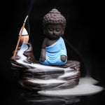 Quemador de incienso de Buda de reflujo