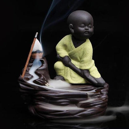Backflow Buddha Incense Burner